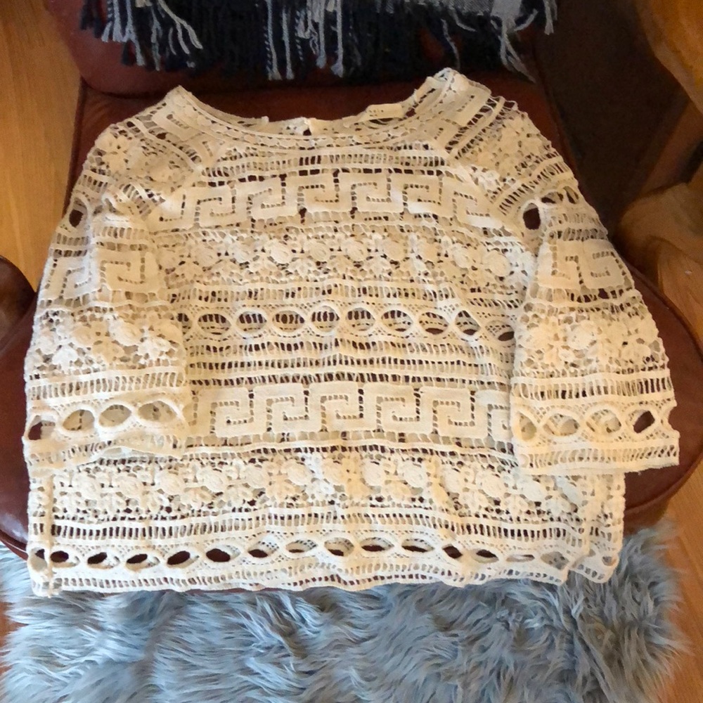 Crochet crop top